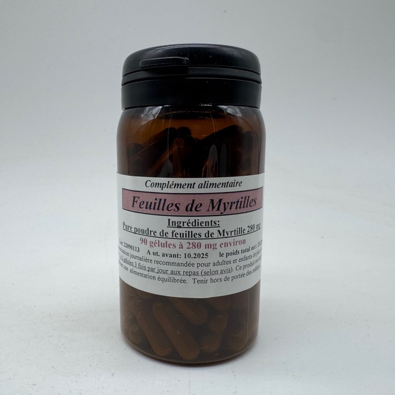 Myrtille feuilles 90 gélules
