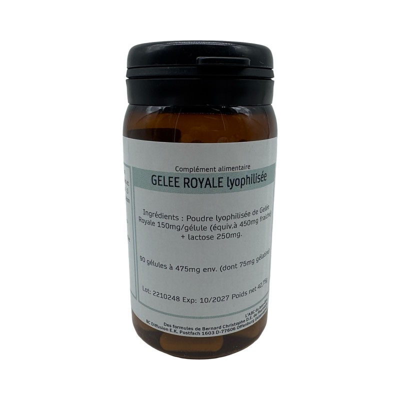 Gelée royale lyophilisée 90 gélules