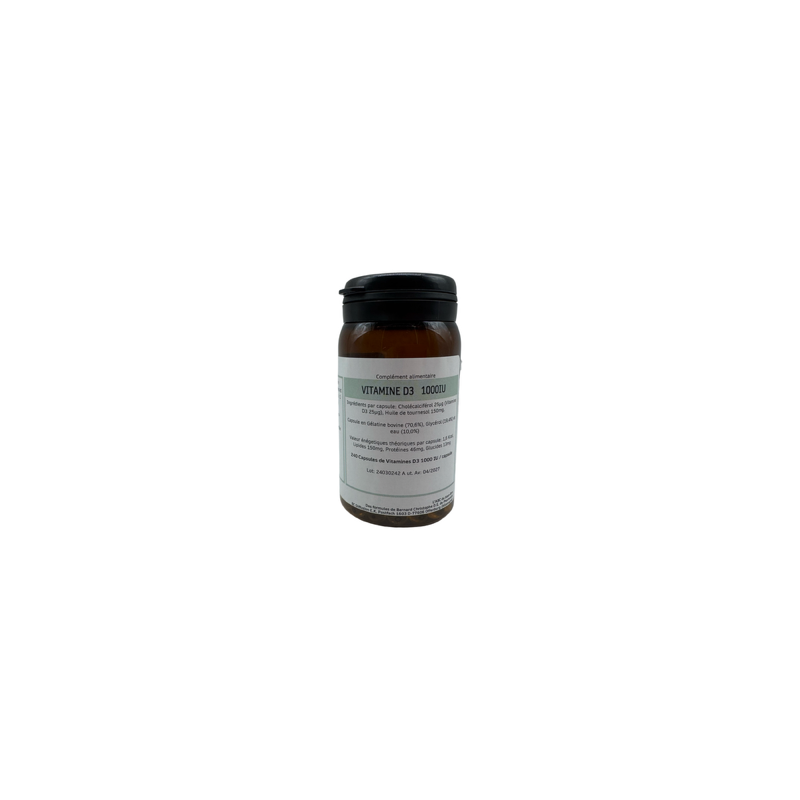 Vitamine D3 1000 UI 240 capsules