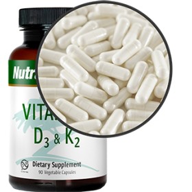 Vitamins D3 & K2 60...