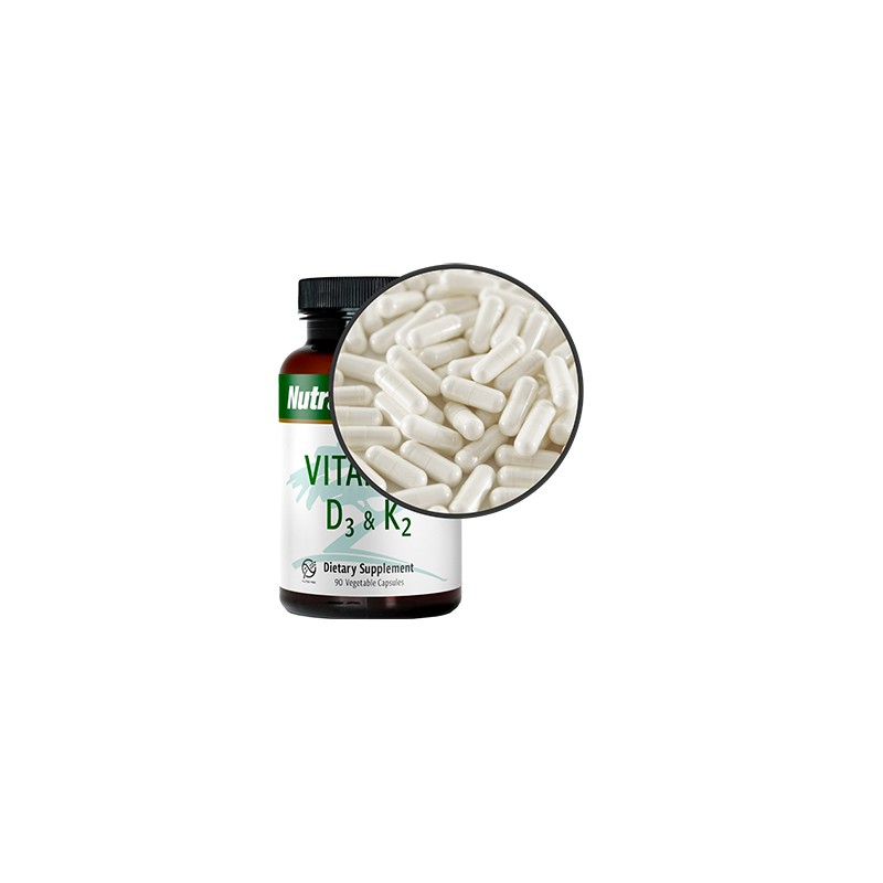 Vitamins D3 & K2 60 capsules - Formule Nutramedix