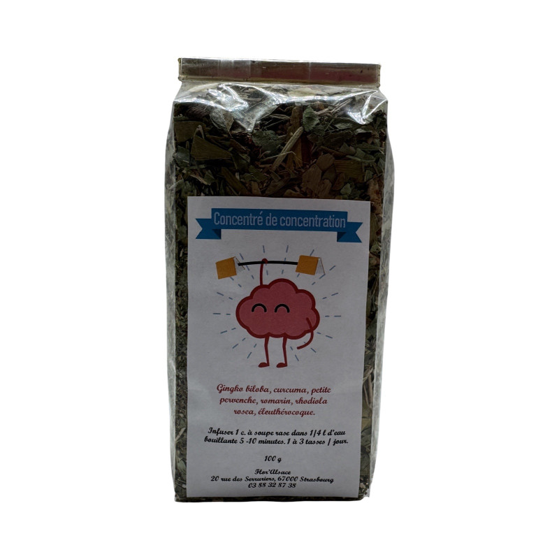 Tisane "Concentré de concentration" 100g