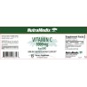 Vitamin C 1000 mg sans OGM 120 capsules - Formule Nutramedix