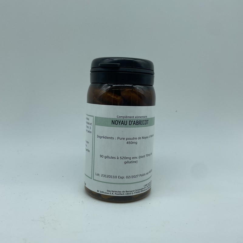 Noyau d'abricot 90 gélules